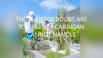 THOSE TIKTOK BOOBS ARE TOO BIG HER CARDIGAN CANNOT HANDLE